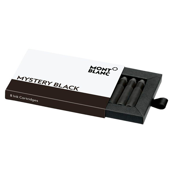 128197   Montblanc Mystery Black 8 ink cartridges
