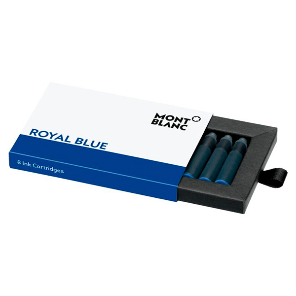 128198 ����� ��������� Montblanc Royal Blue 8 ink cartridges